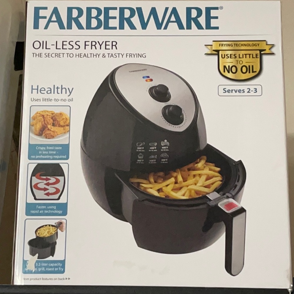 Farberware 3.2 Qt Oil-Less Multi-Functional Fryer